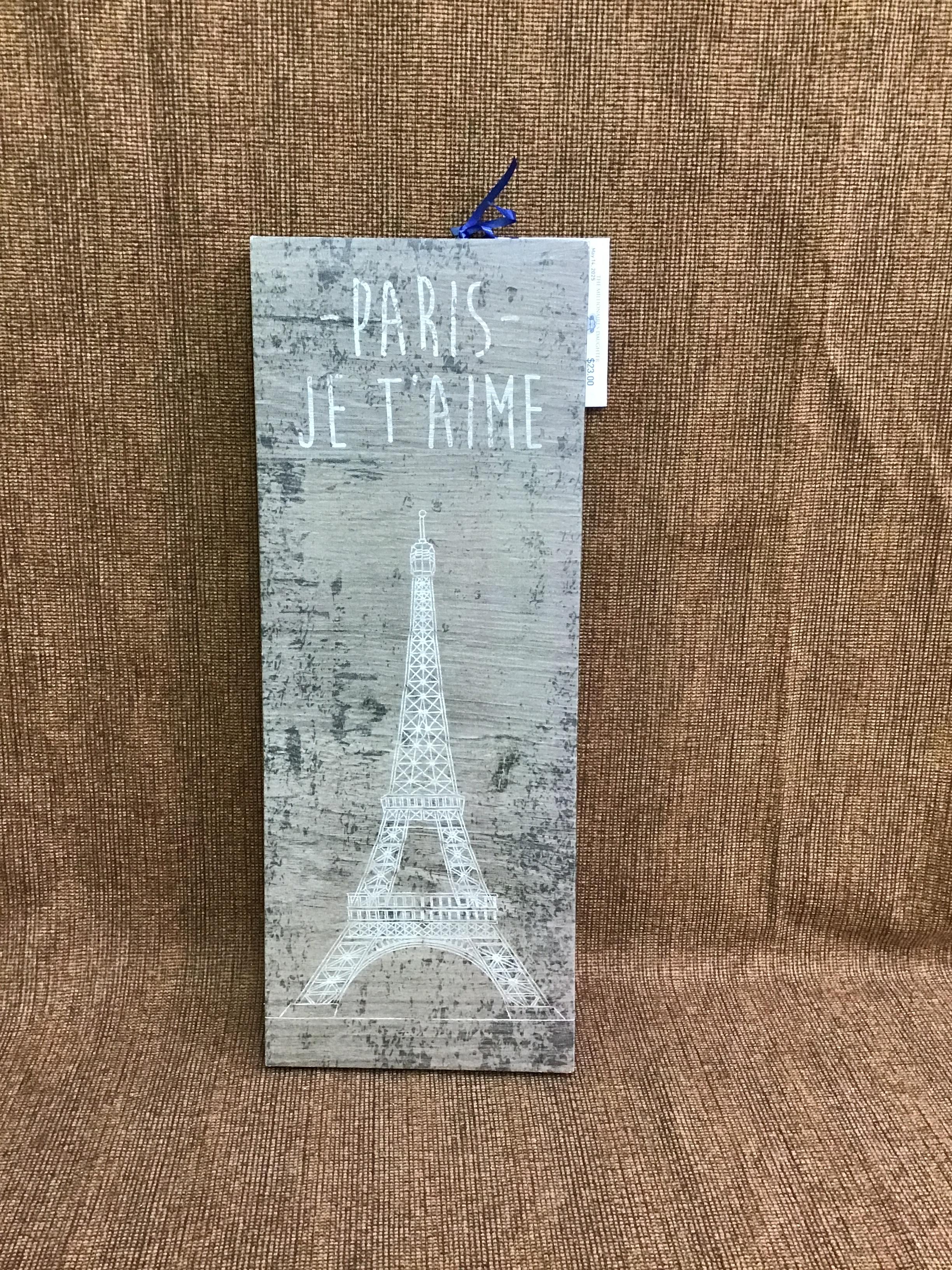 Canvas Wall Art Paris