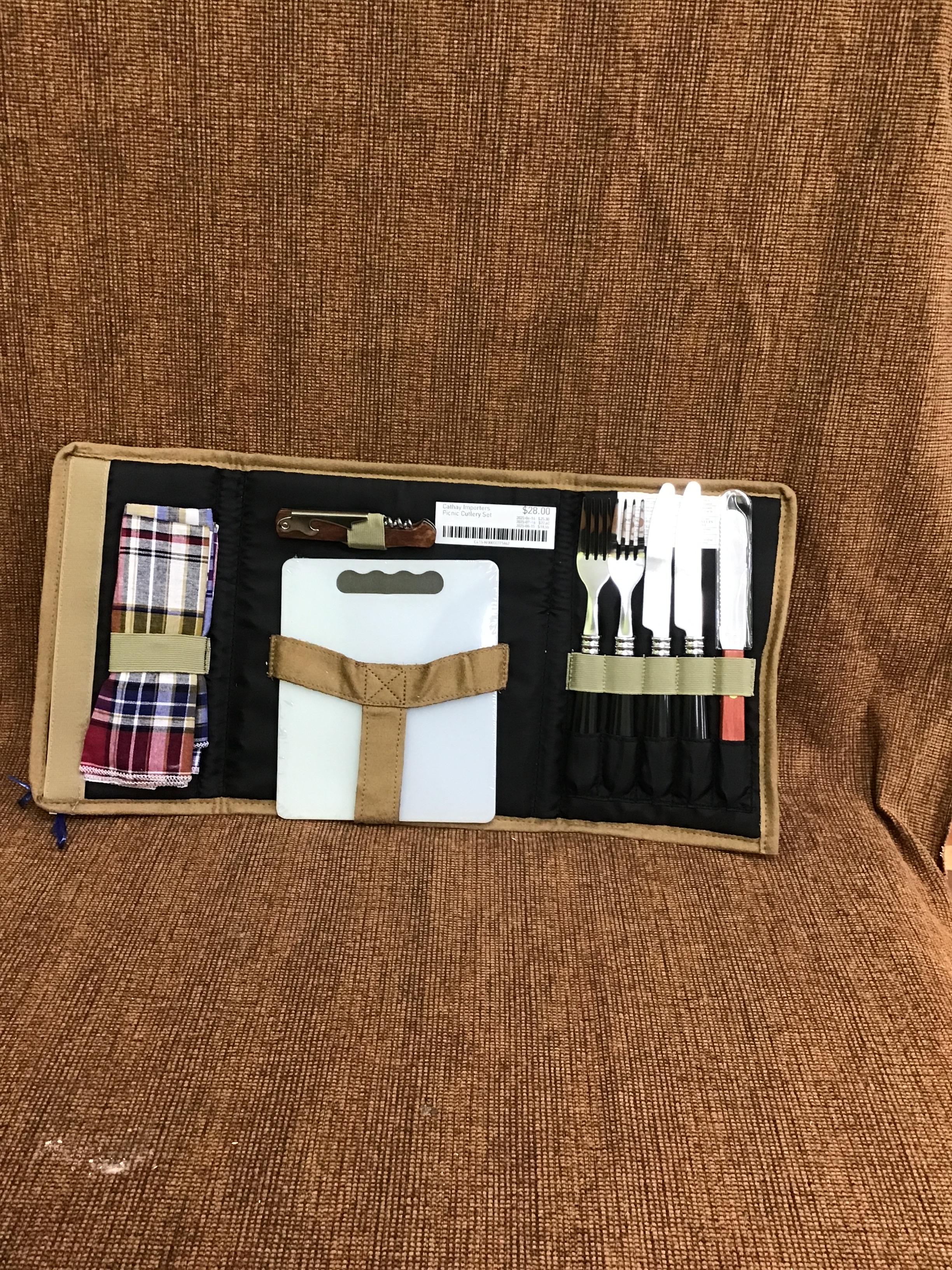 Cathay Importers Picnic Cutlery Set