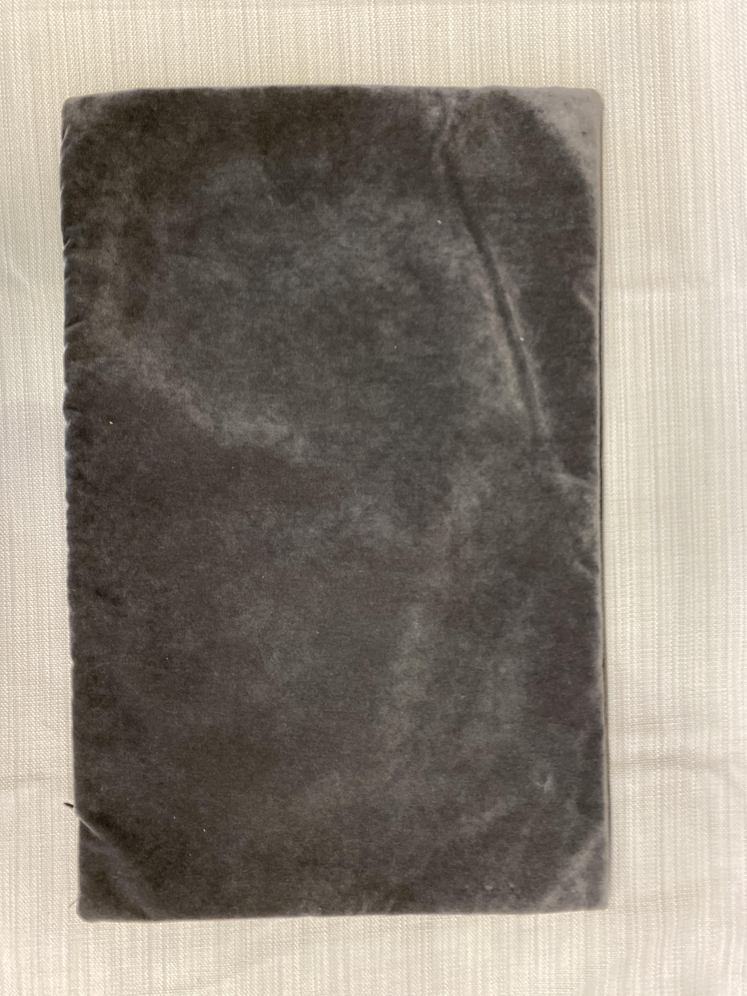 Lumbar Cushion Cover – Grey Velvet