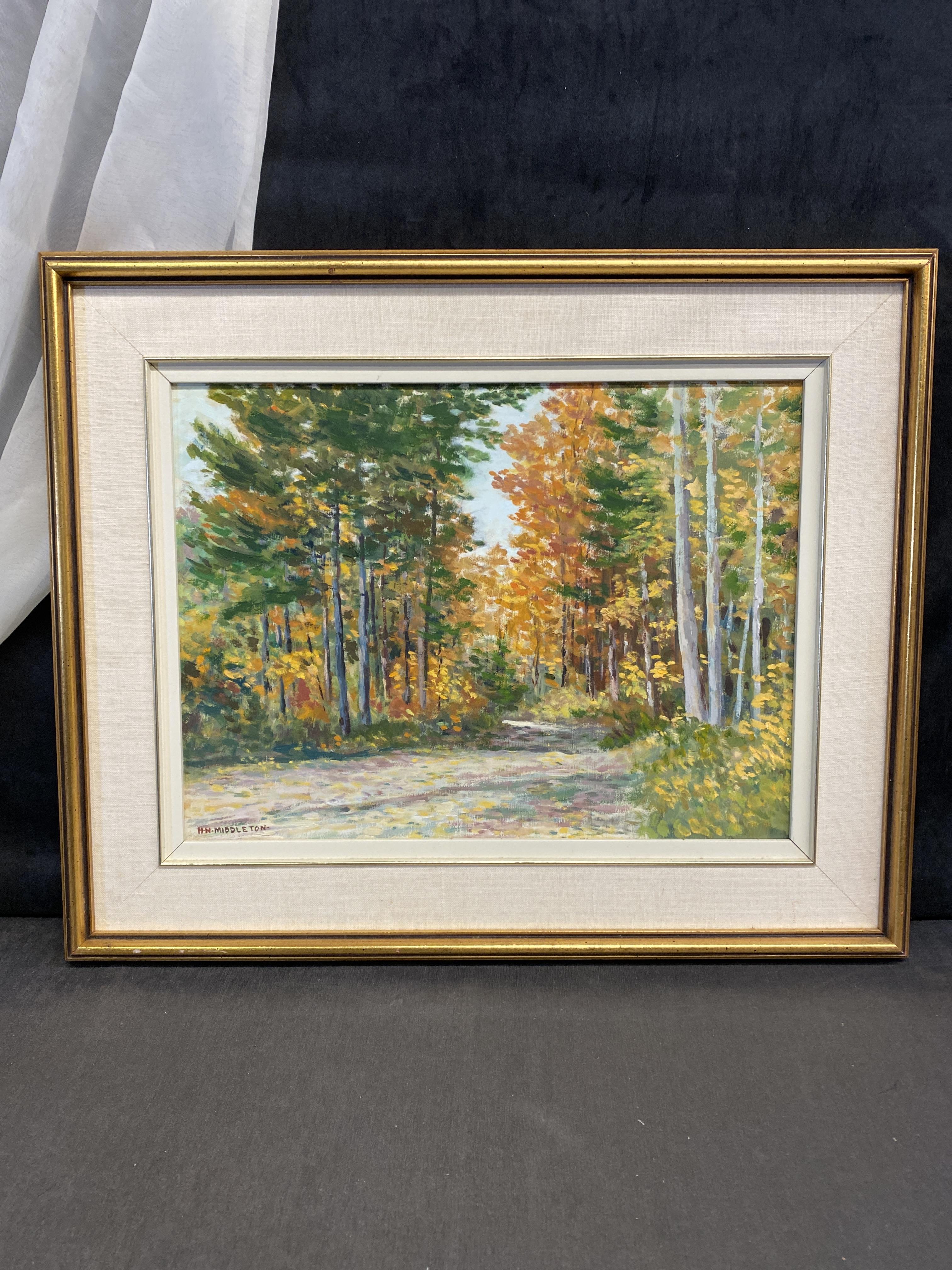 Framed Painting – Forest Path