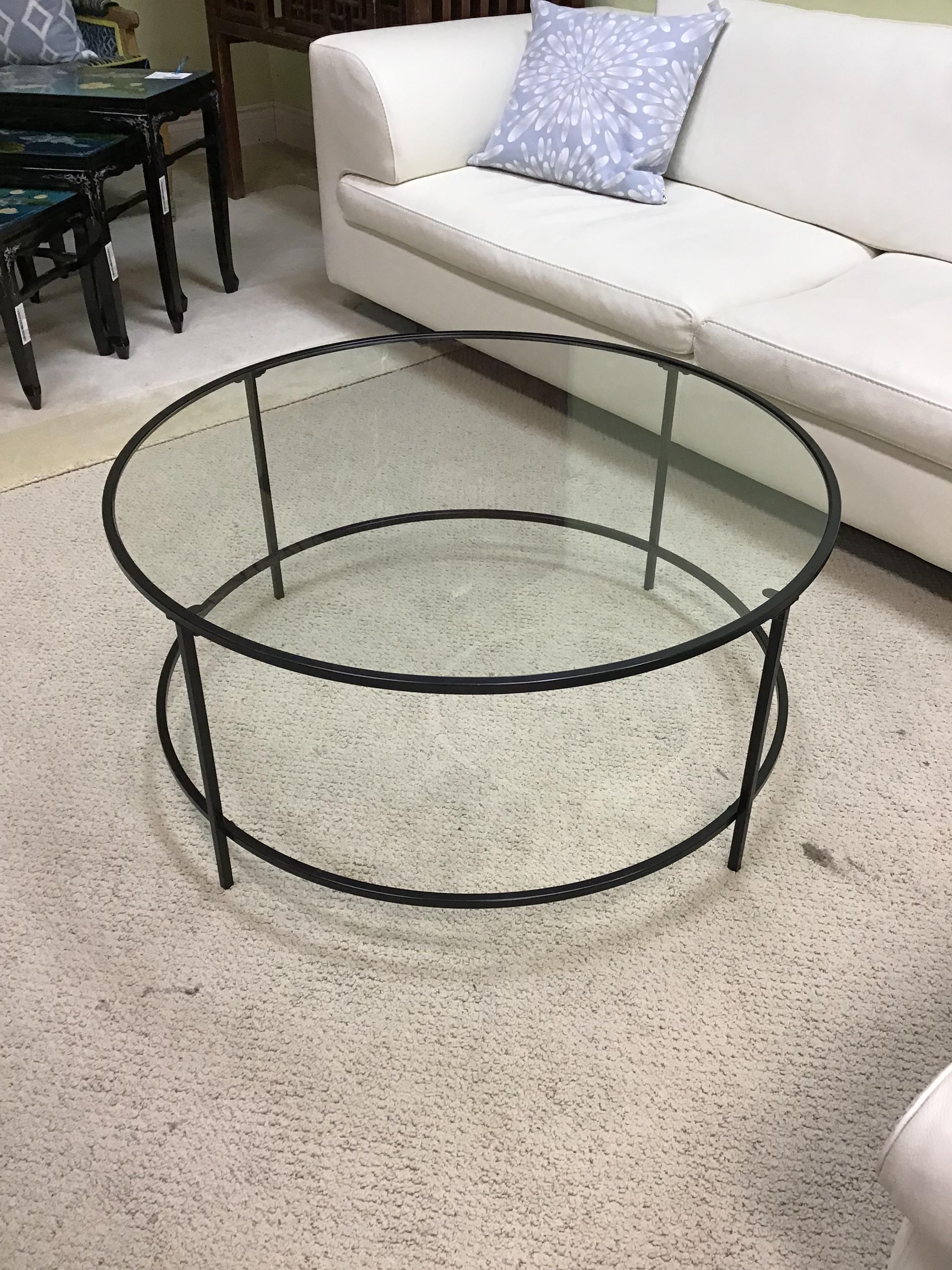 Black Metal Coffee Table