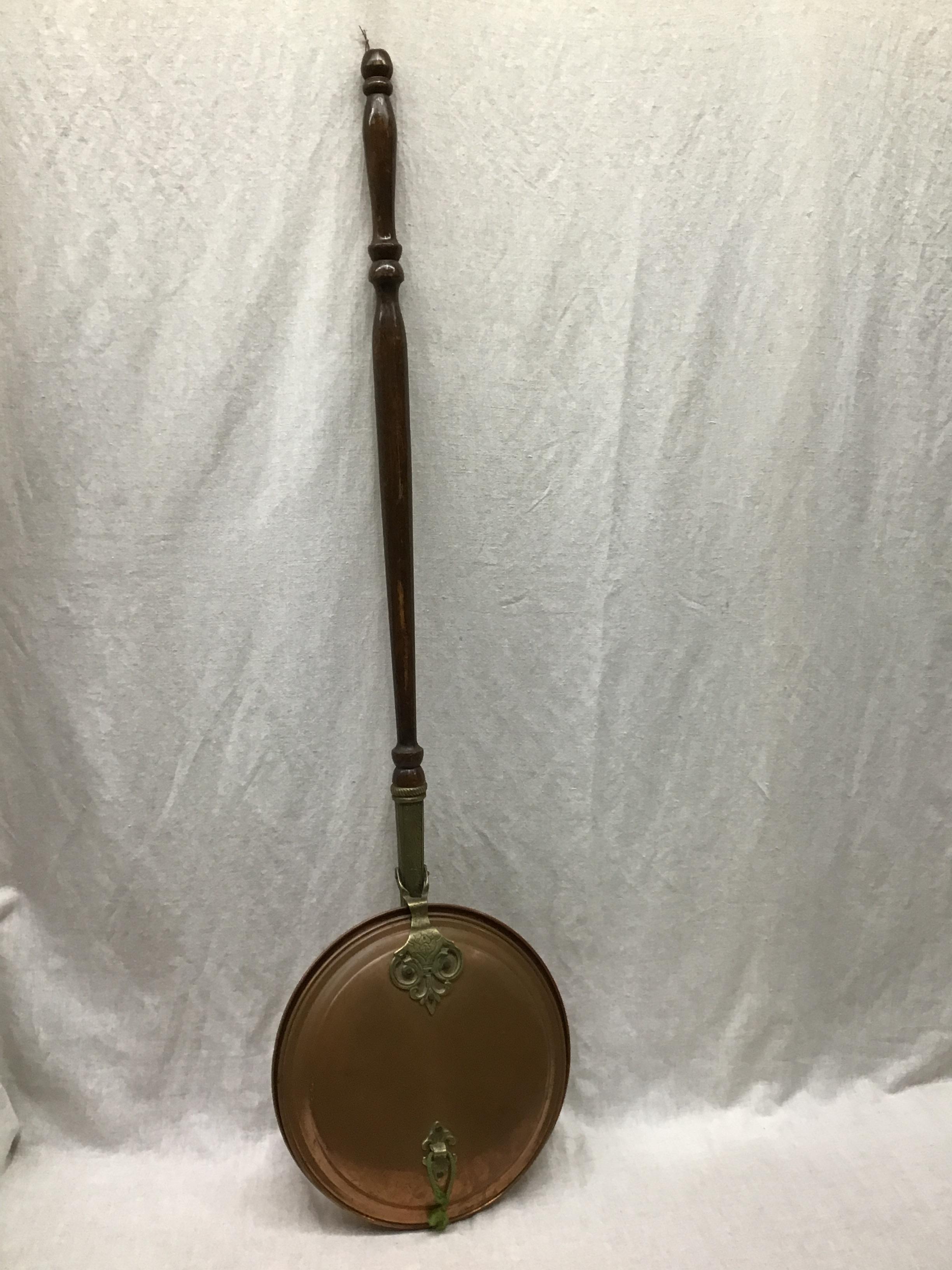 Antique Copper Bed Warmer