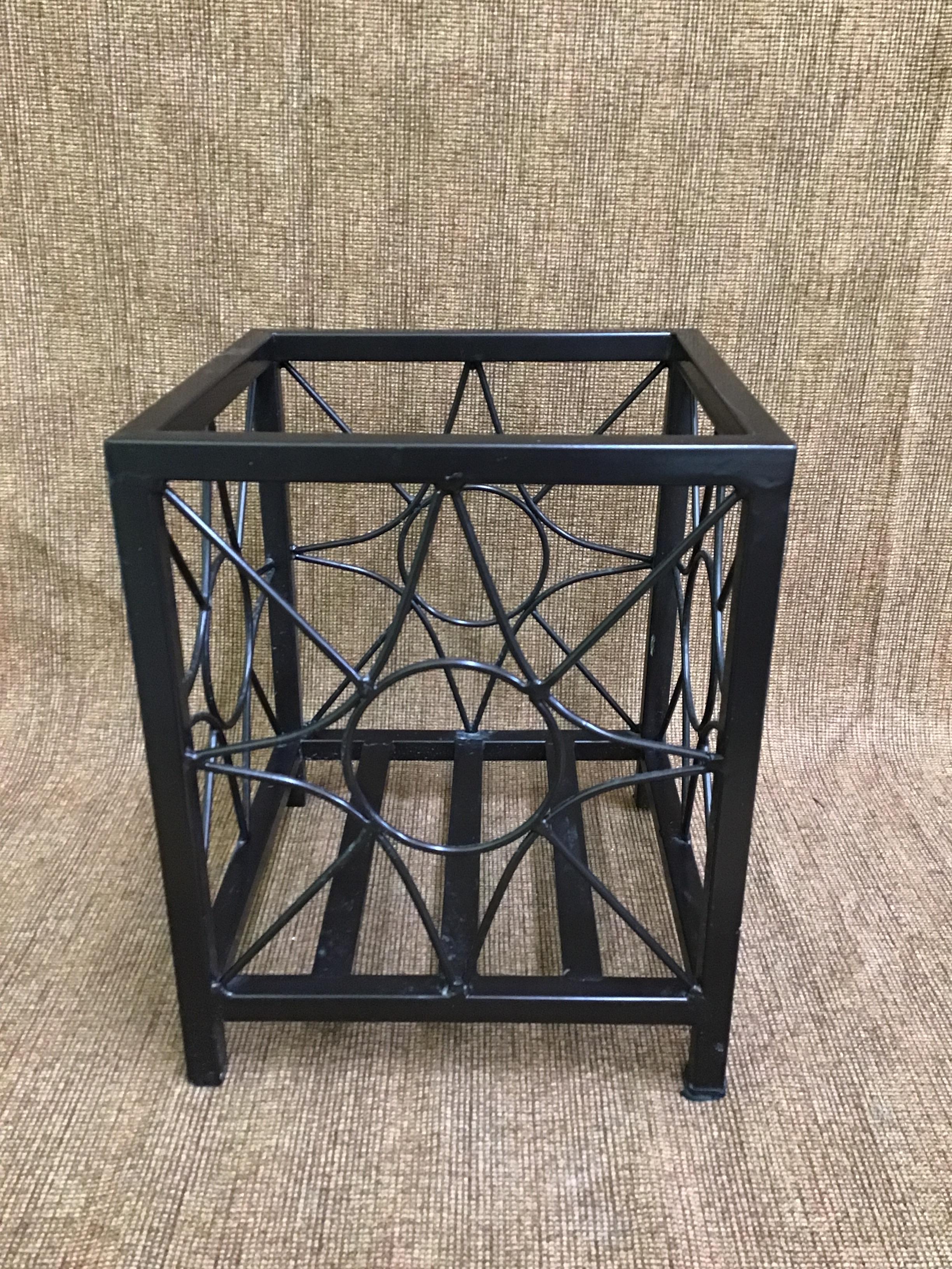 Decorative Square Metal Planter