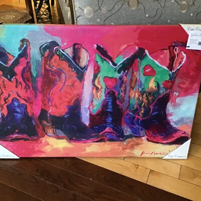 New! Boots Canvas Art