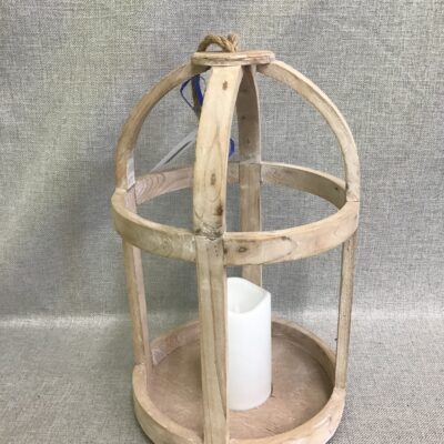 New! Natural Wood Lantern