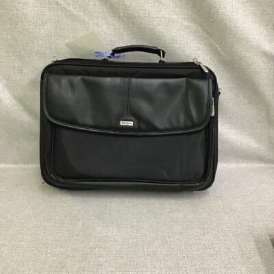 New! Black Faux Leather Targus Briefcase