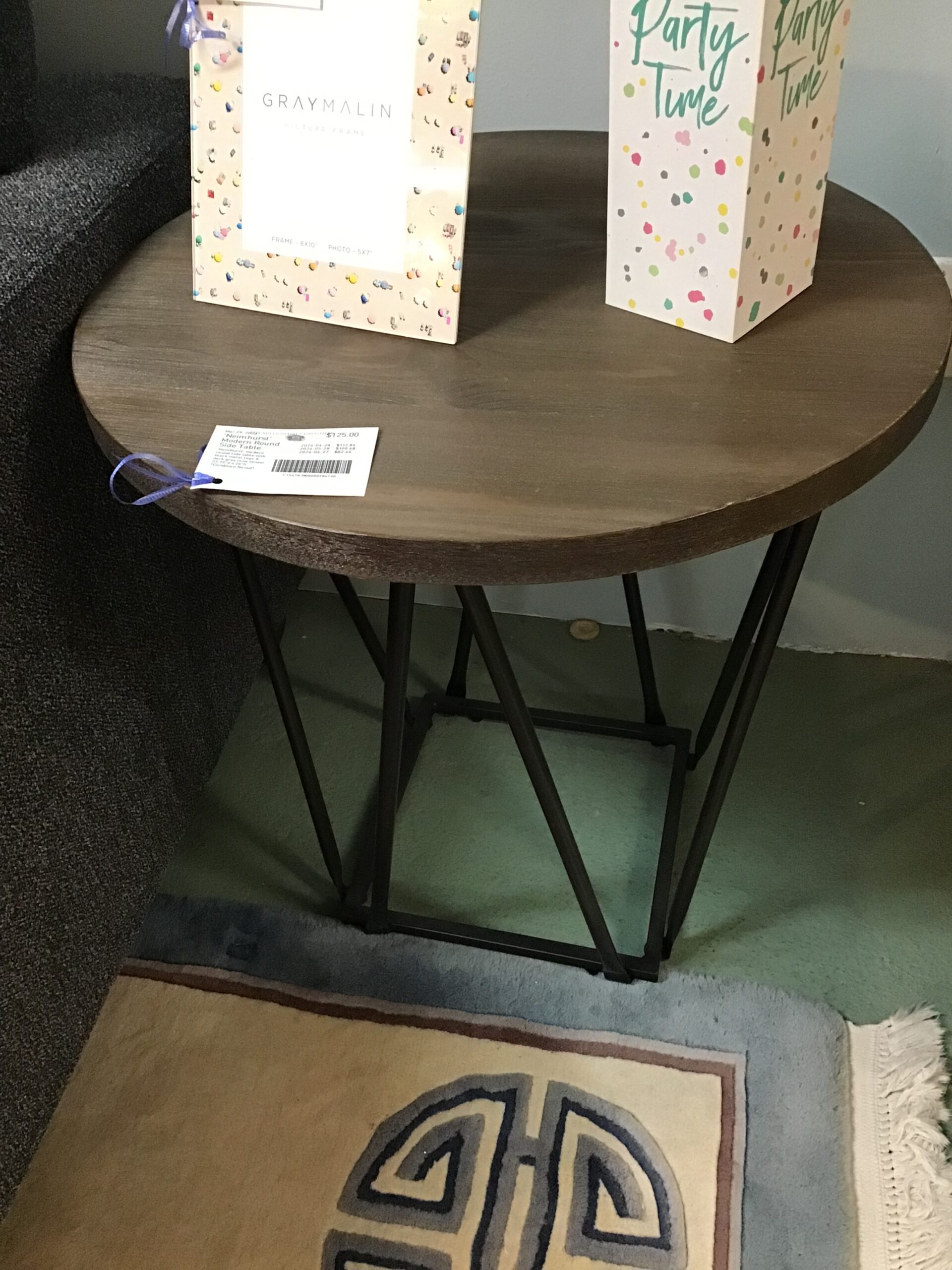 ‘Neimhurst’ Modern Round Side Table