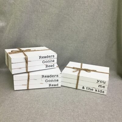 Wood Book Stacks (New) – Each