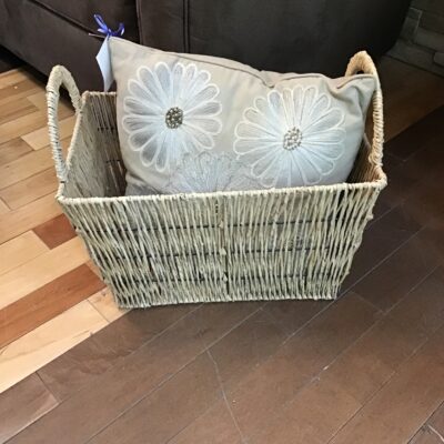 Wicker Basket with Handles