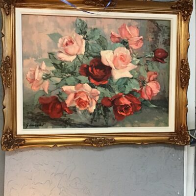 Framed & Signed Oil Painting by Georges Danset