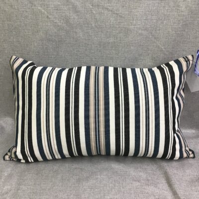 Striped Rectangular Throw Pillow