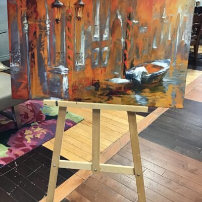 Canvas Art, Abstract Oranges