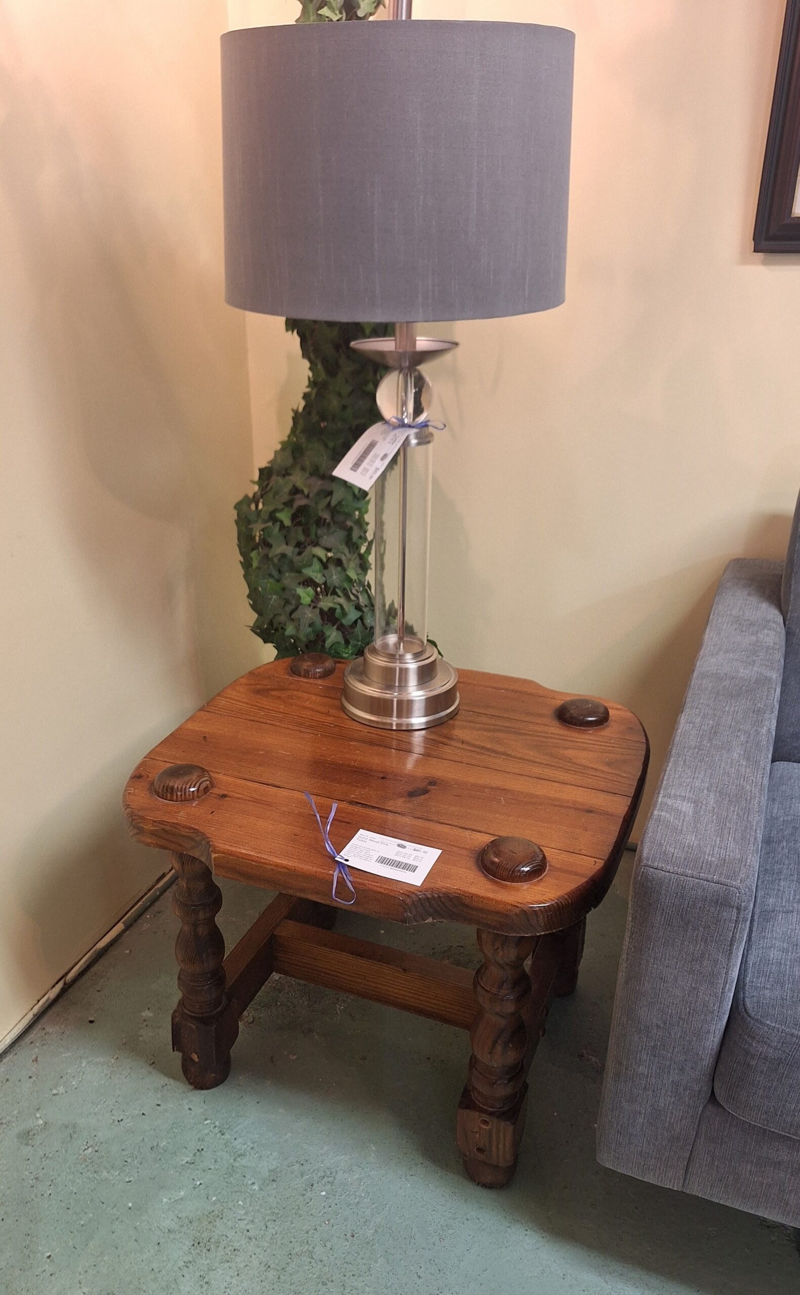 Solid Wood End Table