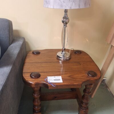 Solid Wood End Table