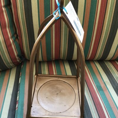 Bronze Tone Candle/Planter Holder