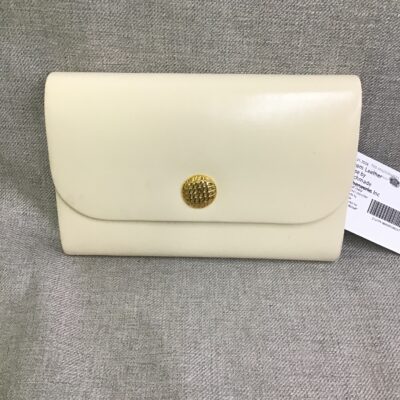 Cream Leather Purse by Benchmade Leatherworks Inc