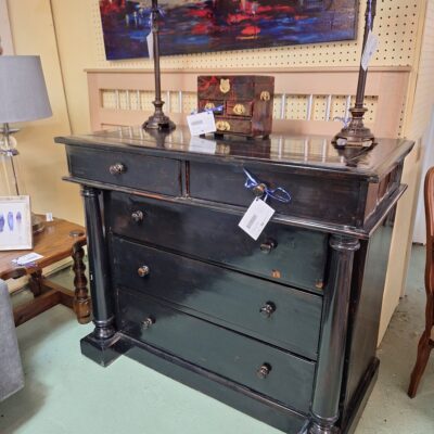 Black Distressed Dresser