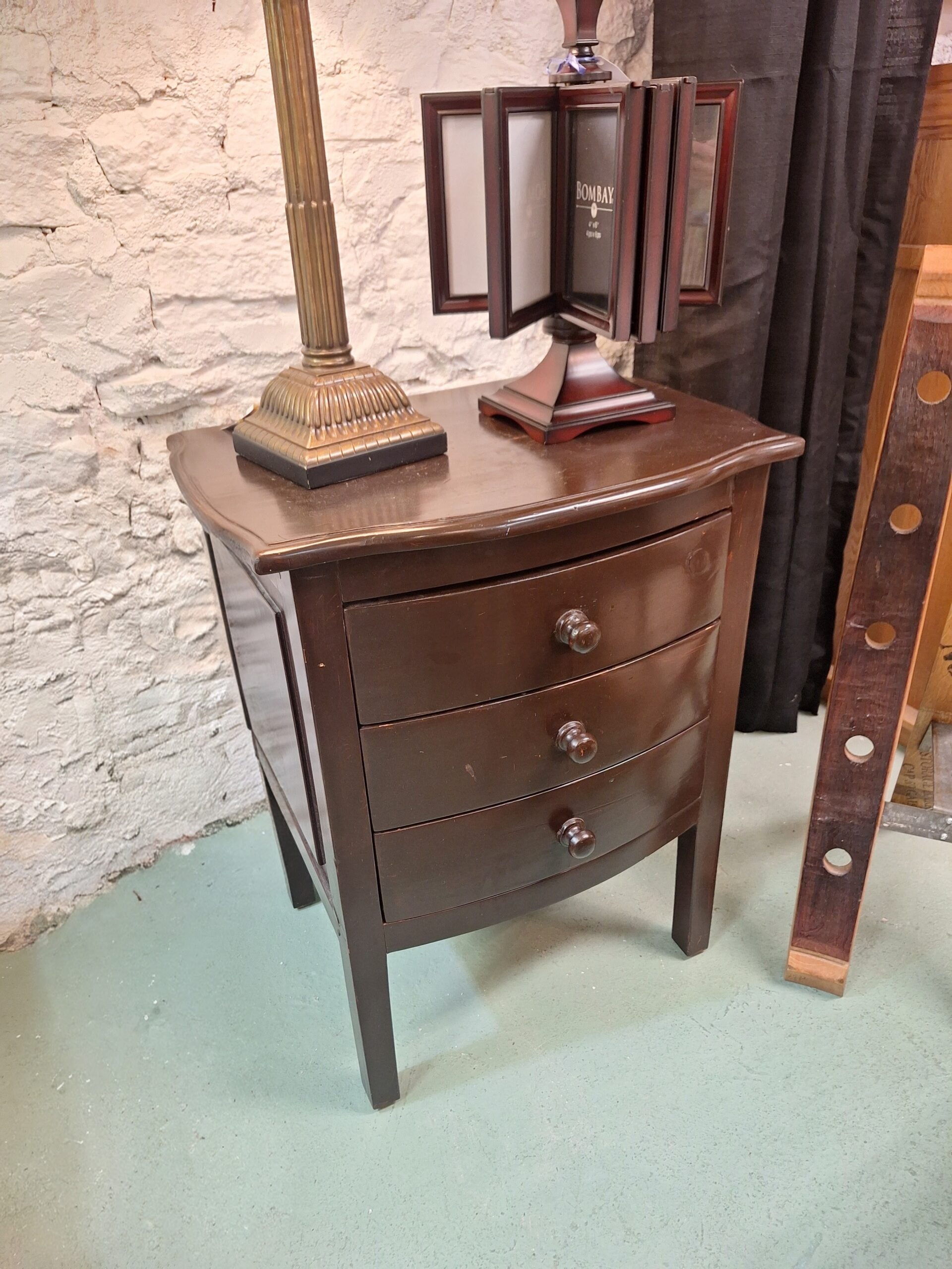Dark Wood Side Table