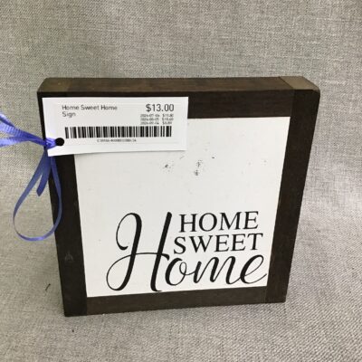 Home Sweet Home Sign