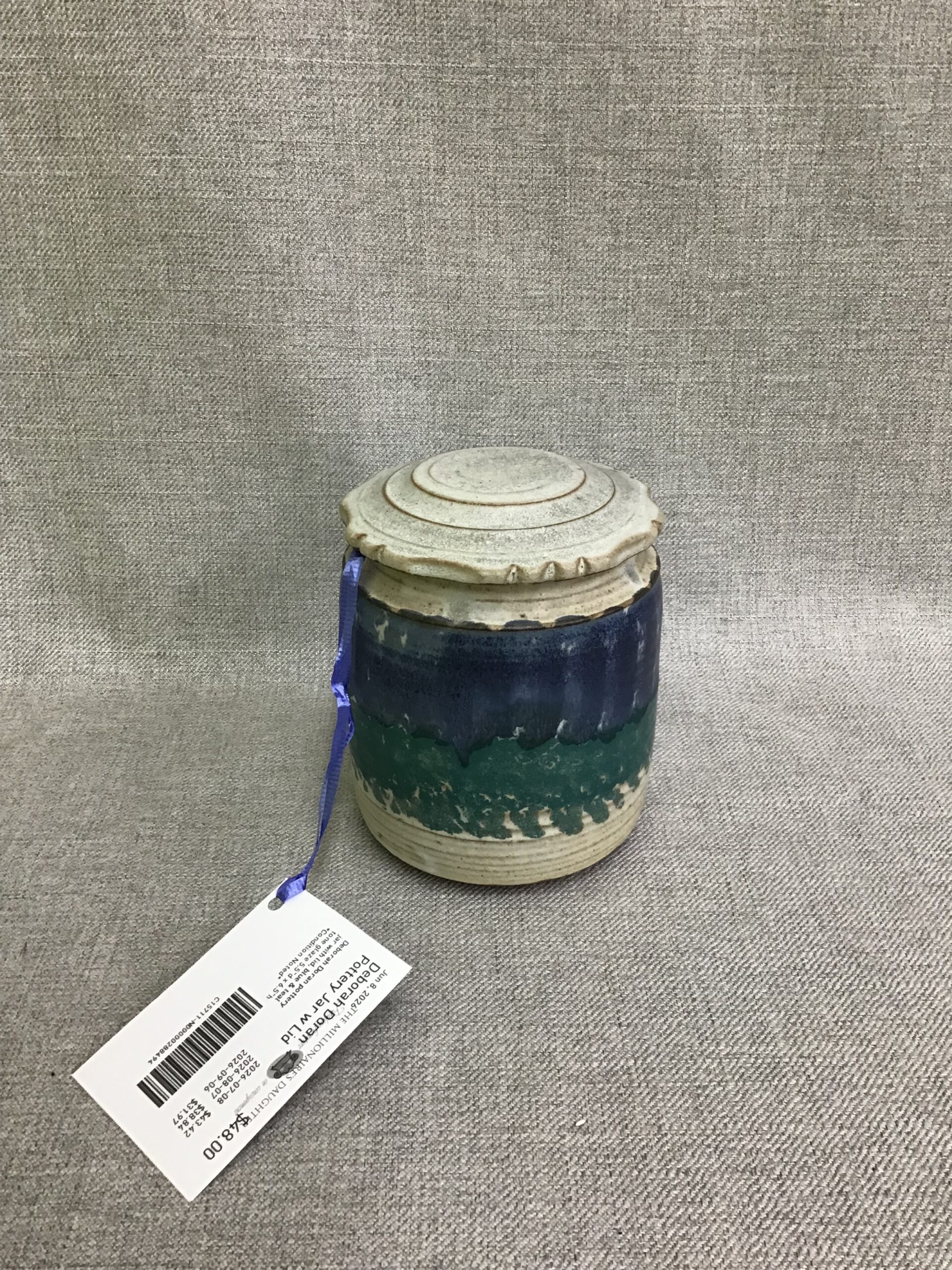 Deborah Doran Pottery Jar w Lid