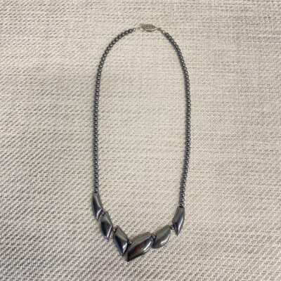 Hematite Bead Necklace