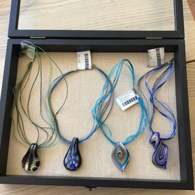 Assorted Murano Style Glass Necklaces