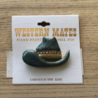 Western Mates Brooch- Cowboy Hat