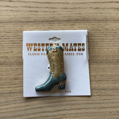 Western Mates Brooch- Boot