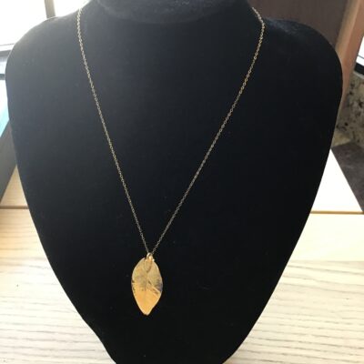‘The Maile Collection’ Gold Leaf Necklace