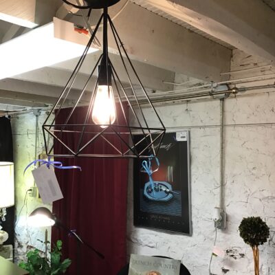 Modern Black Metal Hanging light