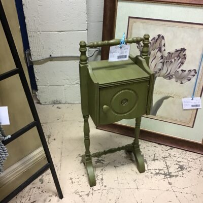 Sm. Painted Vintage Smoking Stand