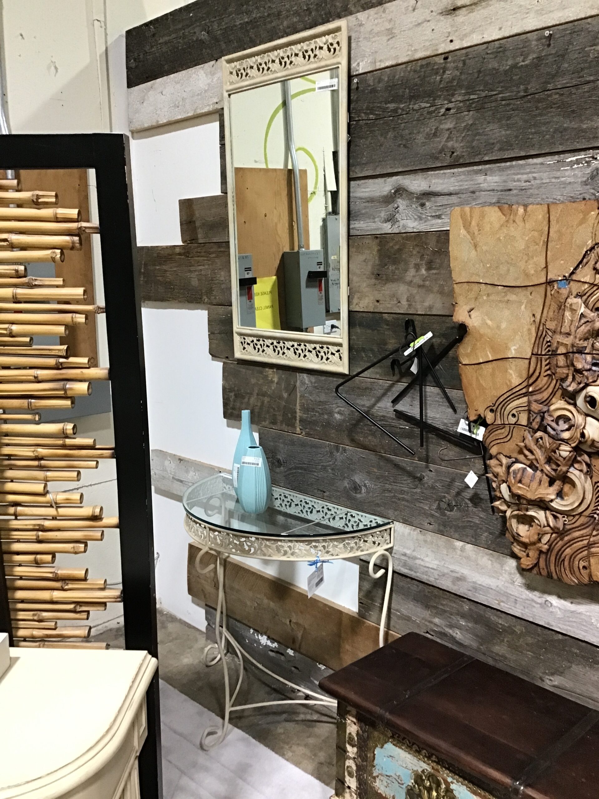 1/2 Moon Table & Mirror