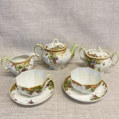 7PC Nippon Hand Painted Tea Set