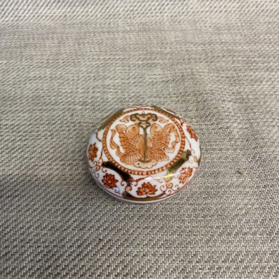 Chinoiserie Trinket Box – Orange