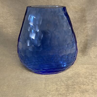 Blue Glass Vase – 9.25″H