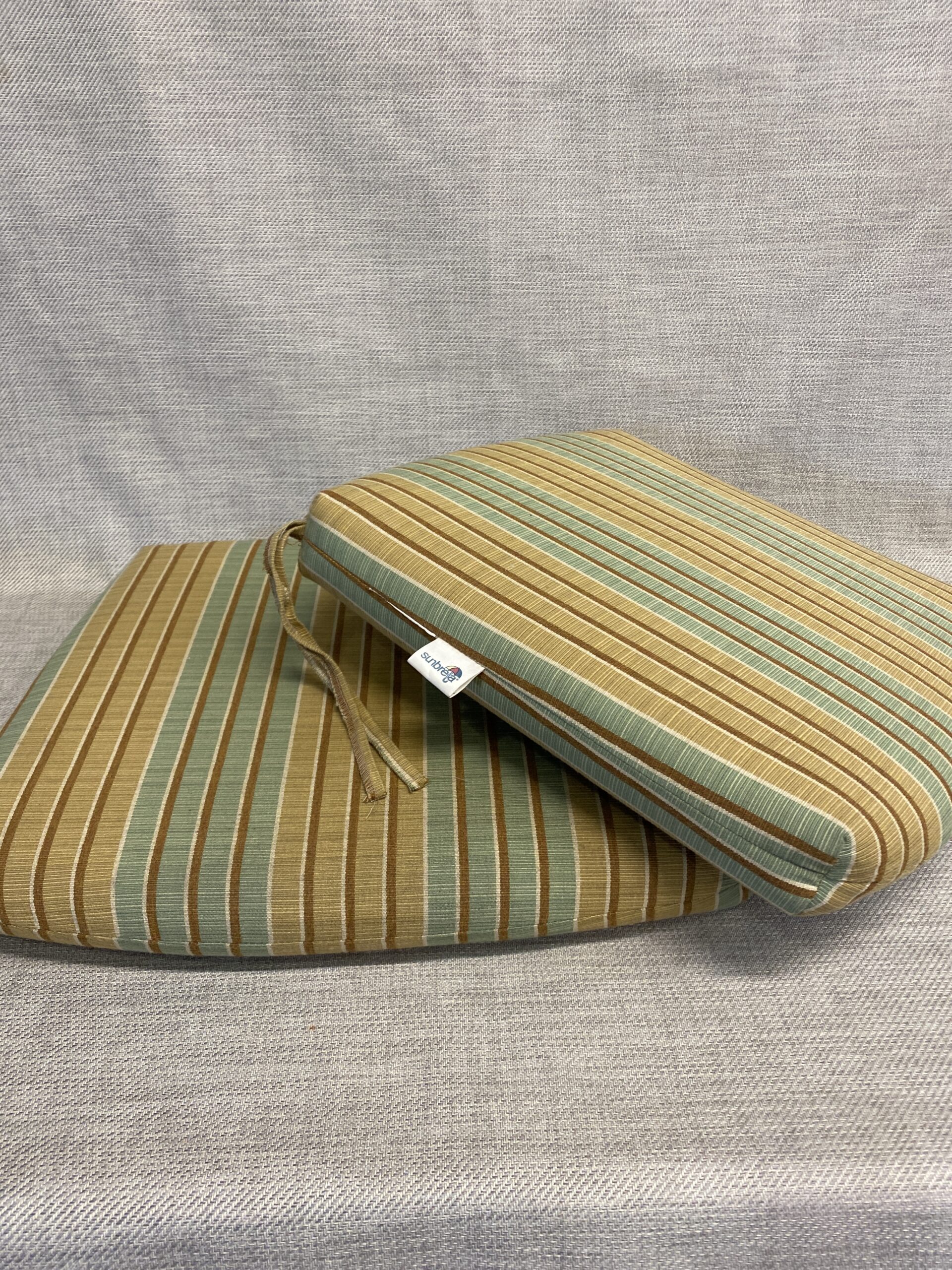 PAIR Sunbrella Chair Cushions – Striped