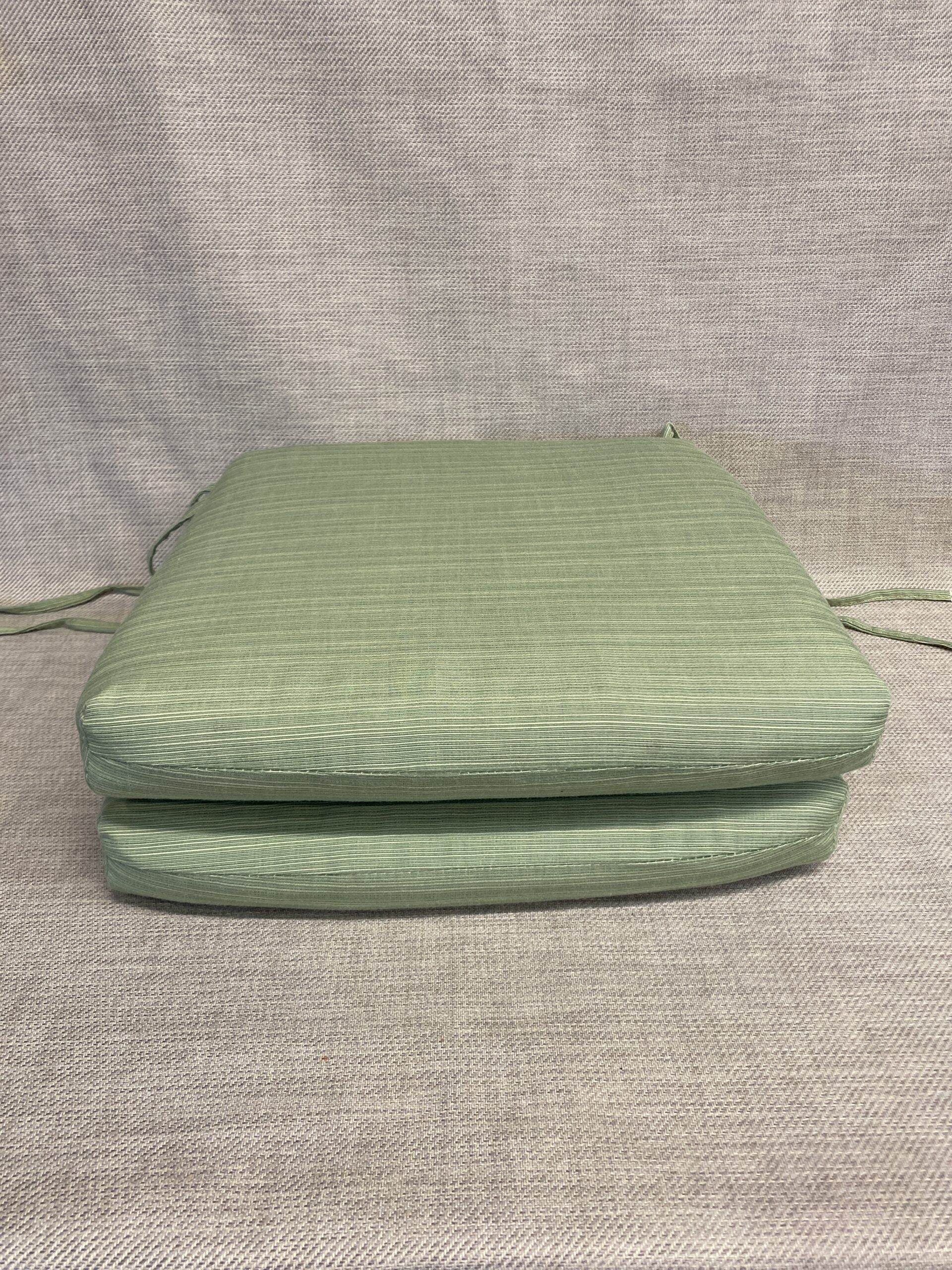 PAIR Sunbrella Chair Cushions – Green