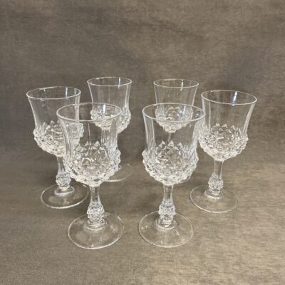 Set 6 Cristal D’Arques Liqueur Glasses