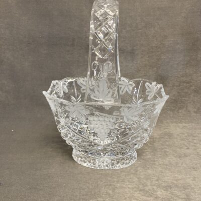 Crystal Basket – Grapes
