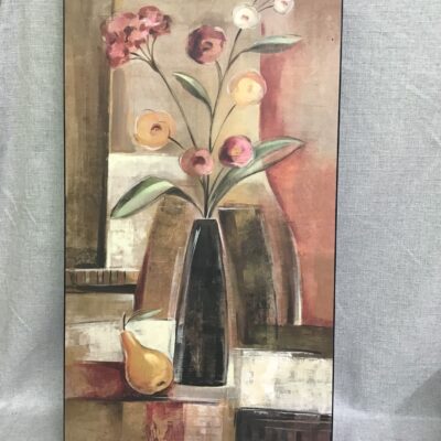 Vase With Flower & Fruit Canvas