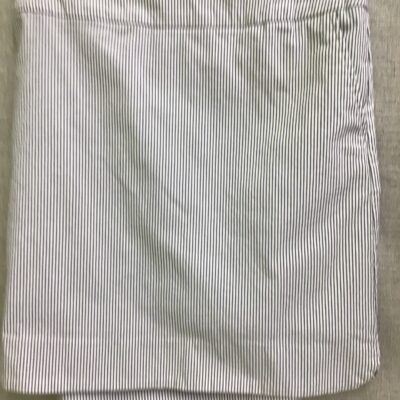 White and Blue Striped Skort