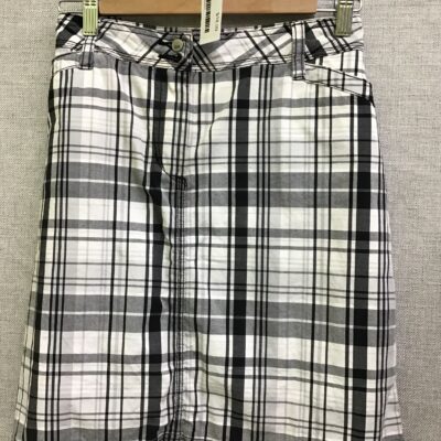 Denver Hayes Black and White Print Skort