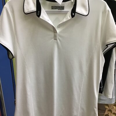White Callaway Polo Shirt