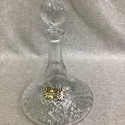 Scotch Decanter w Stopper
