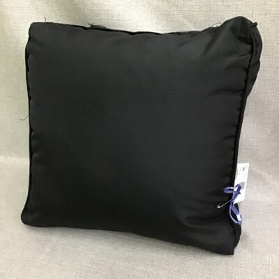 Black Outdoor Throw Pillow