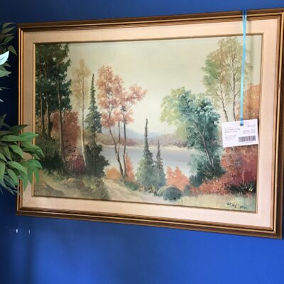 Framed Painting – Autumn Trees
