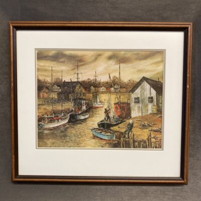 Framed Print – Fishing Boats