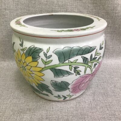 Round Chinese Ceramic Planter