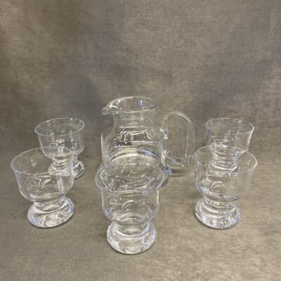 6PC Dartington Crystal Drink Set