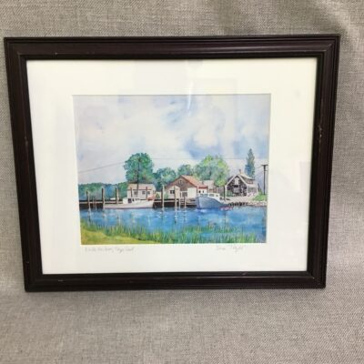 Sue Taylor Framed & Signed Watercolour Art